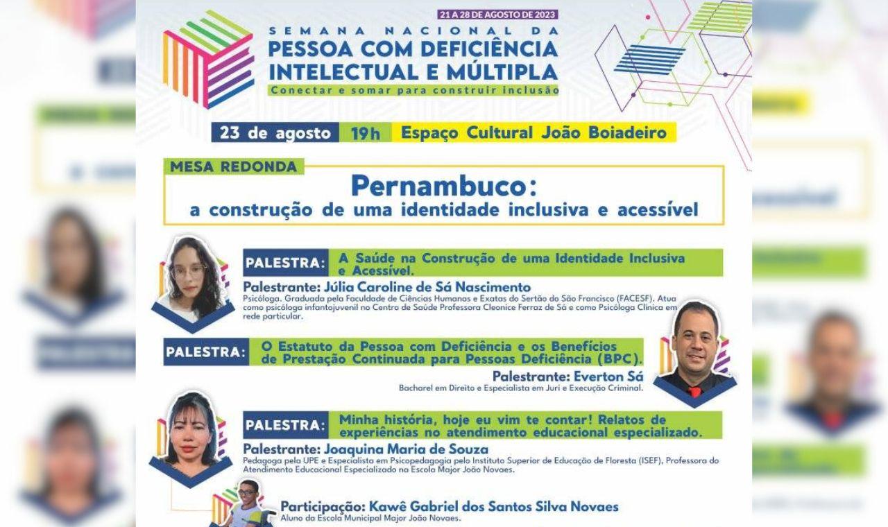 FLORESTA PROMOVE AÇÕES ALUSIVAS À SEMANA DA PESSOA COM DEFICIÊNCIA INTELECTUAL E MÚLTIPLA