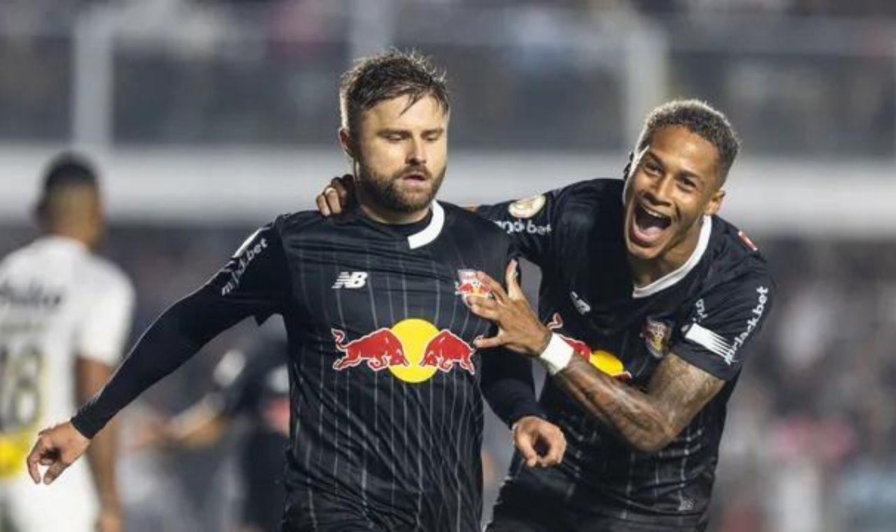 BRAGANTINO VENCE O SANTOS E  CONSOLIDA VICE-LIDERANÇA NO BRASILEIRÃO