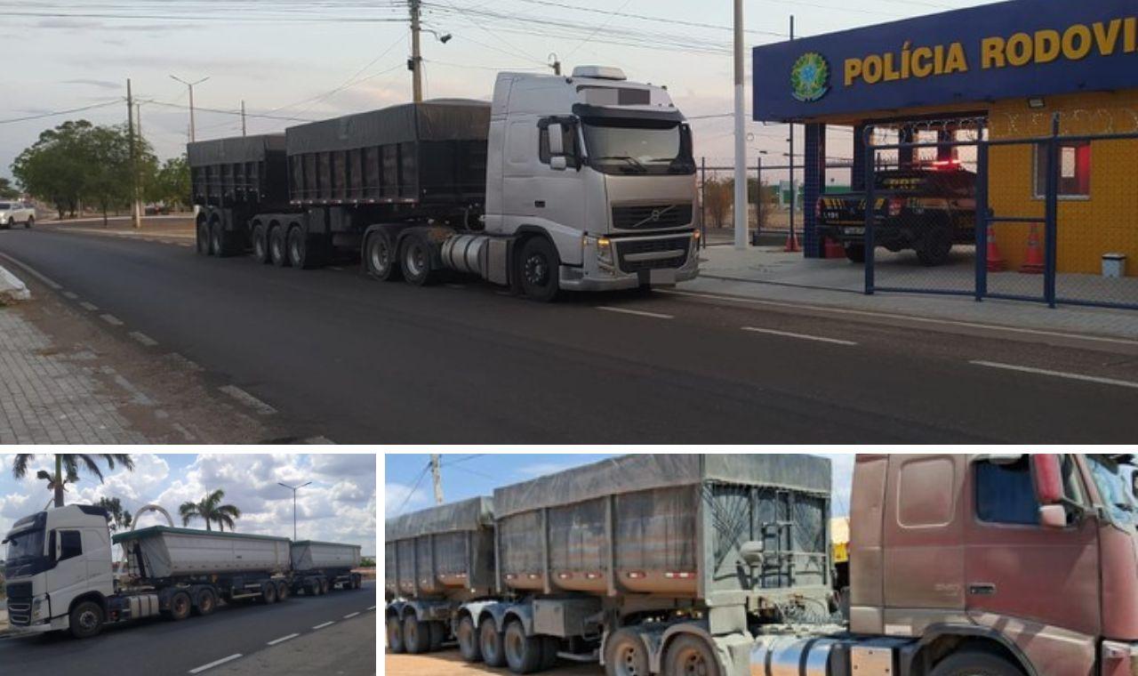 PRF REGISTRA 342 TONELADAS DE EXCESSO DE PESO NO SERTÃO DE PERNAMBUCO