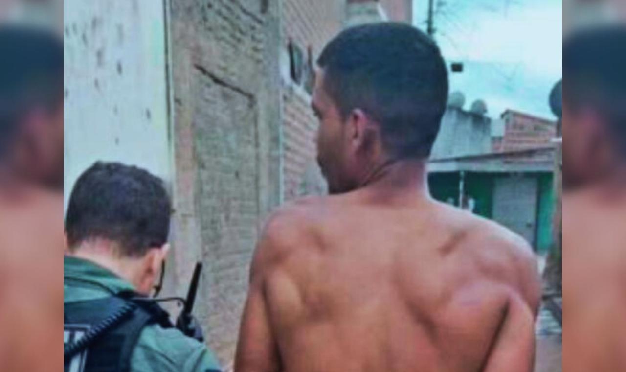 BREJO DA MADRE DE DEUS: POLICIA PRENDE SUSPEITO DE AGREDIR COM PAULADA O FILHO DE 1 ANO.