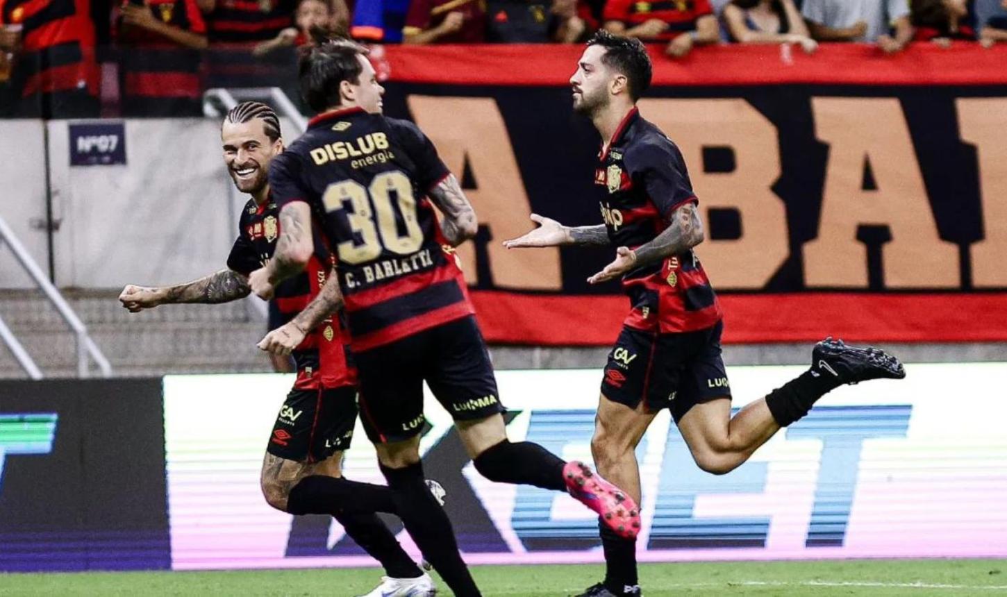 O SPORT VENCE A PONTE PRETA POR 3 X 1