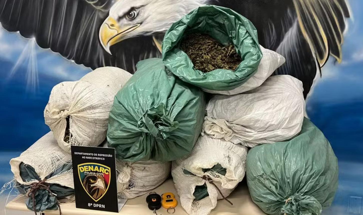 CINCO HOMENS SÃO PRESOS COM 85 QUILOS DE MACONHA EM BELÉM DE SÃO FRANCISCO, PE