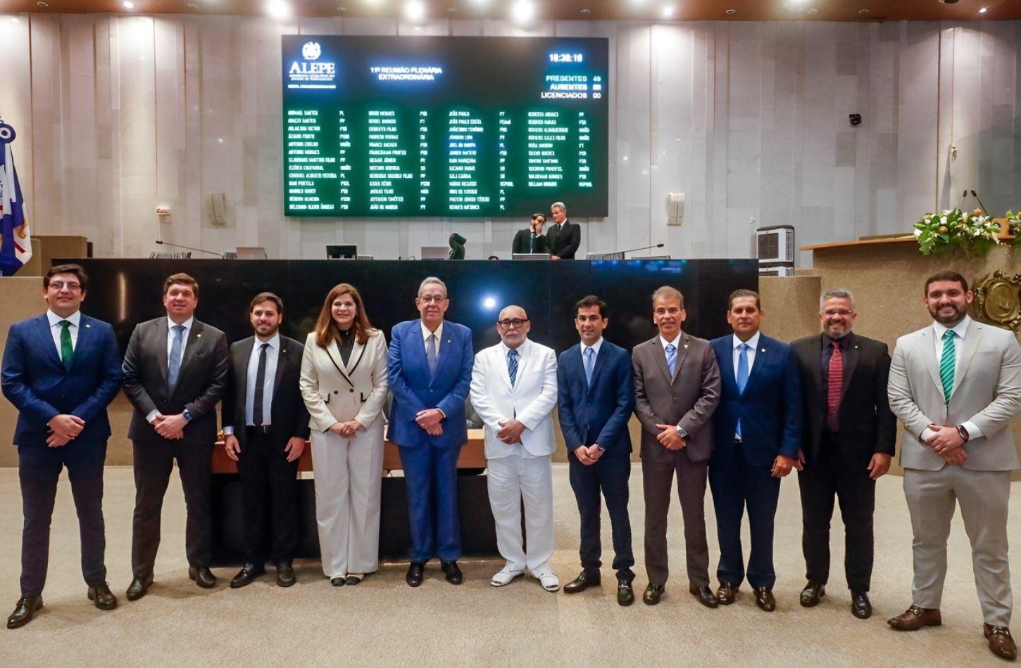 ALEPE ELEGE COMPOSIÇÃO DA MESA DIRETORA PARA O PRÓXIMO BIÊNIO