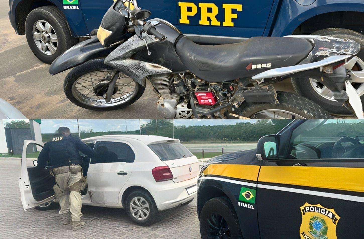 DOIS VEÍCULOS ADULTERADOS SÃO RECUPERADOS PELA PRF EM SALGUEIRO, PE