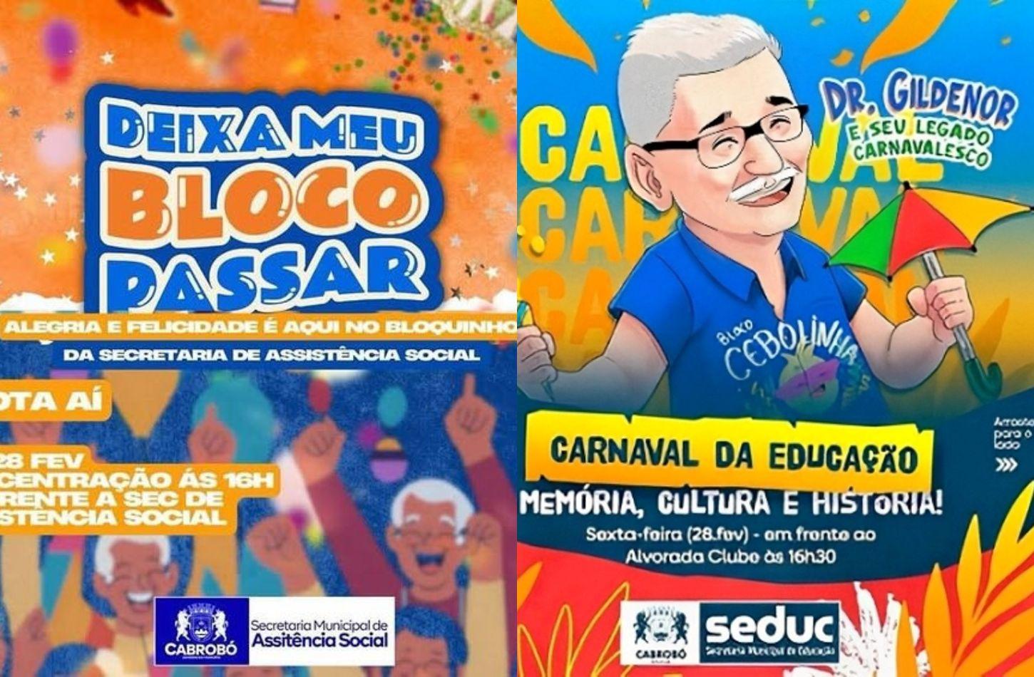 CABROBÓ PROMOVE FOLIA DA EDUCAÇÃO E ASSISTÊNCIA SOCIAL