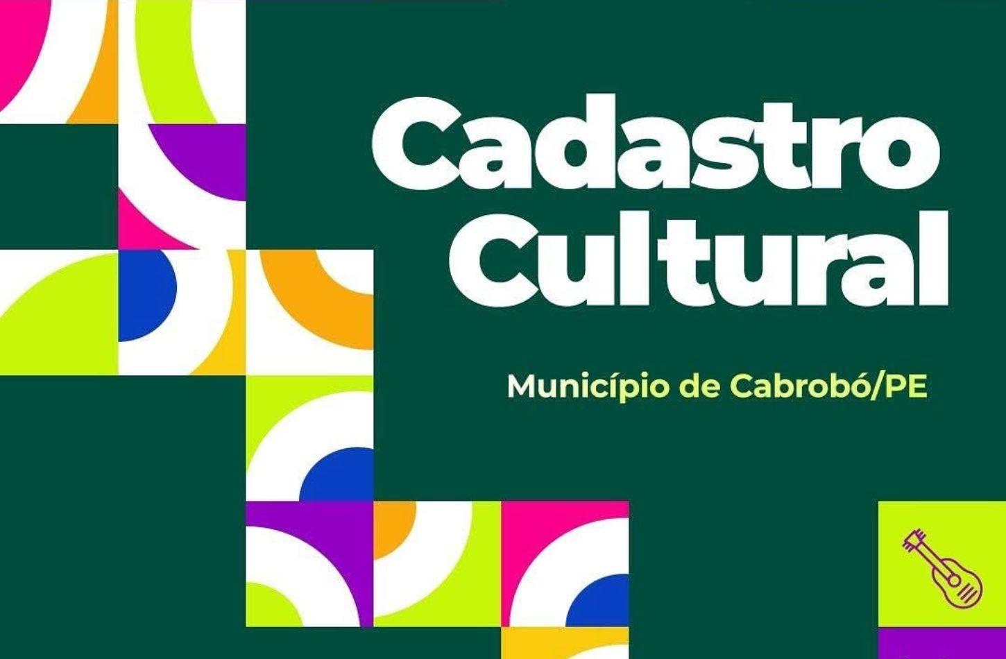 PREFEITURA CABROBÓ ABRE CADASTRO CULTURAL PARA ARTISTAS E GRUPOS CULTURAIS