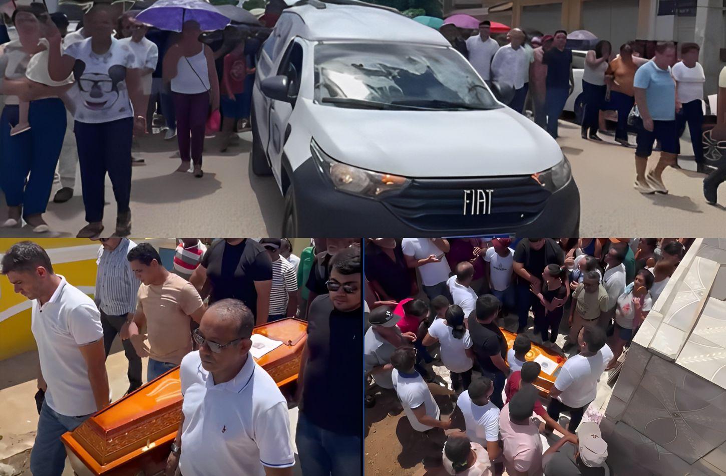 SOB FORTE COMOÇÃO, INGRID VITÓRIA É SEPULTADA EM FLORESTA, PE