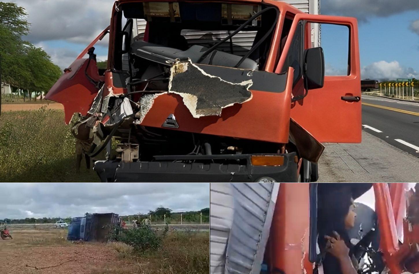 ACIDENTE NA BR 428 DEIXA QUATRO FERIDOS EM CABROBÓ, PE