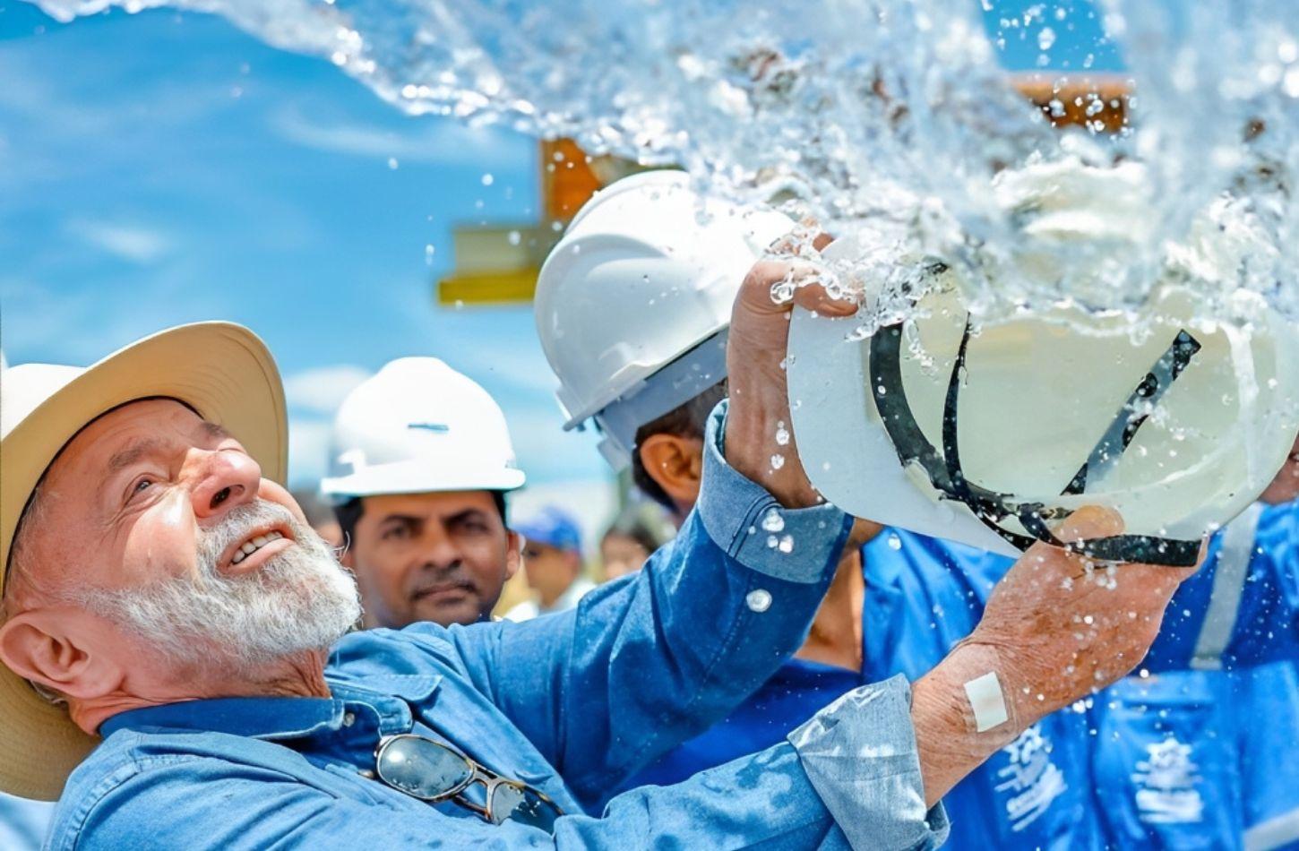 PRESIDENTE LULA E MINISTRO WALDEZ PARTICIPAM DO CAMINHO DAS ÁGUAS EM SALGUEIRO, PE