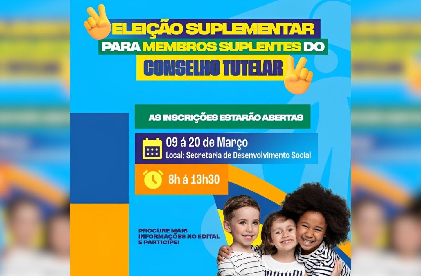 PETROLÂNDIA VAI REALIZAR ELEIÇÃO SUPLEMENTAR DE MEMBROS SUPLENTES DO CONSELHO TUTELAR