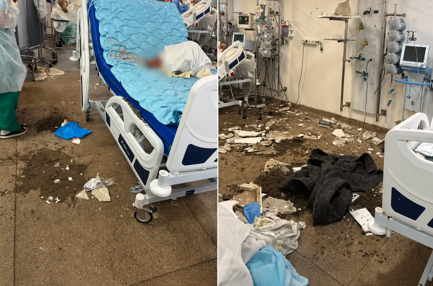 FORRO DE TETO DESABA NO HOSPITAL DA RESTAURAÇÃO E FERE PACIENTE RECÉM-OPERADA