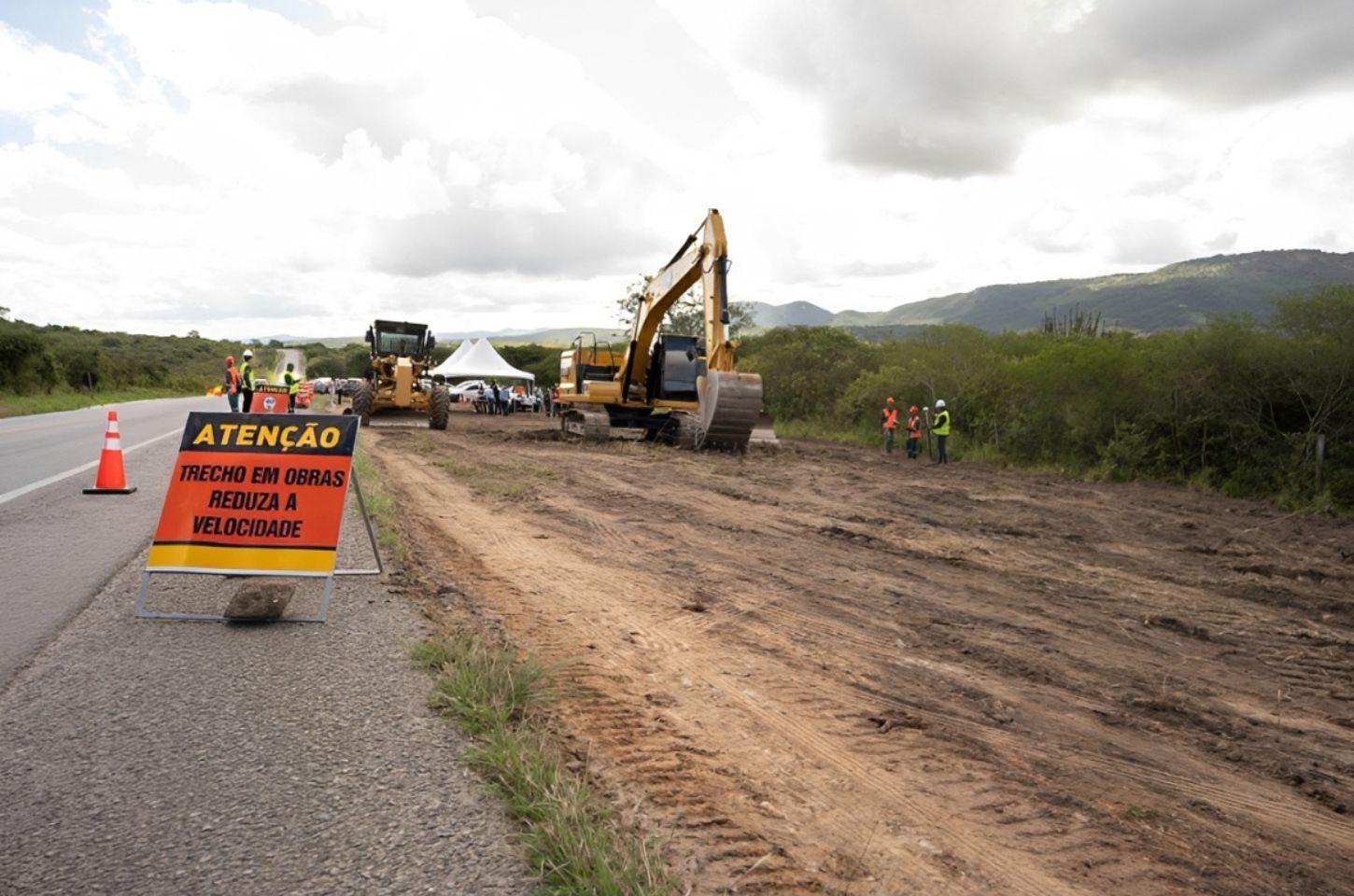 GOVERNO DE PE INICIA OBRAS DA DUPLICAÇÃO DA BR-232 ENTRE SÃO CAETANO E BELO JARDIM, NO AGRESTE.